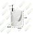 Kit Lixeira 2,5L Dispenser Porta Detergente Organizador De Talheres - 99138 Coza - Branco - Imagem 6