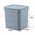 Lixeira Trium 2,5 Litros Porta Cesto De Lixo Cozinha Pia - LX 500 Ou - Azul Glacial - Imagem 2