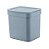 Lixeira Trium 2,5 Litros Porta Cesto De Lixo Cozinha Pia - LX 500 Ou - Azul Glacial - Imagem 1