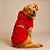 Blusão para Cachorro Moletom com Capuz Vermelho Paris Tamanho Especial Gaby Moda Pet - Imagem 1