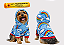 Roupa para Cachorro Cães Inverno Blusão Soft Capuz Arco Iris - Imagem 1