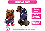 Roupa para Cachorro Cães Inverno Blusão Soft  Capuz Estrela - Imagem 2