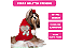 Roupa Moletom Pet Love Vermelho Gaby Moda Pet - Imagem 2