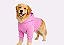 Blusão Moletom com Capuz para Cachorro Rosa Liso - Imagem 2