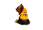 Blusão Moletom com Capuz para Cachorro Personagem Amarelo Gaby Moda Pet - Imagem 1
