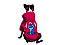 Blusão Moletom com Capuz para Cachorro Personagem Pink Gaby Moda Pet - Imagem 1