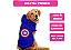 Blusão Moletom com Capuz para Cachorro Personagem Azul Royal Gaby Moda Pet - Imagem 2