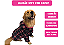 Blusão Soft com Capuz para Cães Xadrez Rosa Gaby Moda Pet - Imagem 4