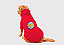 Blusão Moletom com Capuz para Cachorro Personagem Vermelho Gaby Moda Pet - Imagem 1