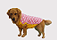 Roupa Pet Ultrasoft Bolinha Rosa Cachorro Gaby Moda Pet - Imagem 1