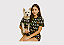 Pijama Feminino Halloween Gaby Moda Pet - Imagem 2