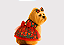 Vestido Pet para Cachorro Ursinho Natal 3D Gaby Moda Pet+ brinde lacinho penteado - Imagem 1