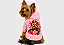 MOLETOM PET YORKSHIRE ROSA GABY MODA PET - Imagem 1