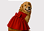 Vestido Pet para Cachorro Natal Vermelho Clássico Golden Retrivier Gaby Moda Pet - Imagem 2