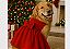 Vestido Pet para Cachorro Natal Vermelho Clássico Golden Retrivier Gaby Moda Pet - Imagem 1