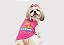 Camiseta Pet Rosa Carnaval Gaby Moda Pet - Imagem 1