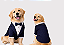 Terno para Cachorro Casamento – Roupa Pet Social para Pajem Azul Marinho Porte Grande - Imagem 1
