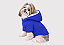 Roupa de Inverno para Cachorro com Capuz | Casaco Pet |Touca Peluciada Quente Azul - Imagem 1