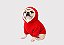 Roupa de Inverno para Cachorro com Capuz | Casaco Pet |Touca Peluciada Quente Vermelho - Imagem 1