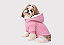 Roupa de Inverno para Cachorro com Capuz | Casaco Pet |Touca Peluciada Quente Rosa - Imagem 1