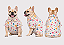 Camisa para Cachorro Bulldogue Floral Alfaiataria com Botões Roupa Pet Elegante Gaby Moda Pet - Imagem 2