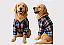 Camisa Pet Xadrez Manga Longa Gaby Moda Pet Golden Retrivier - Imagem 1
