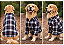 Camisa Pet Xadrez Preta Manga Longa Gaby Moda Pet Porte Médio e Grande + Mimo Surpresa - Imagem 2
