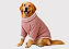 Roupa Suéter Tricô Premium Rose para Cães de Grande Porte Golden Retrivier - Imagem 1