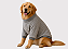 Roupa Suéter Tricô Premium Cinza para Cães de Grande Porte Golden Retrivier - Imagem 1