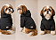 Blusa de Frio para Cachorro Pequeno com Capuz Moletom Cinza Pet com Capuz em Moletom| Conforto para Cães - Imagem 2