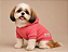 Blusa de Frio para Cachorro Pequeno com Capuz Moletom Rose Pet com Capuz em Moletom| Conforto para Cães - Imagem 1