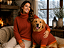 Coleção Tal Mãe Tal Pet | Blusa Feminina Tricô Terracota Premium - Imagem 2