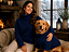 Coleção Tal Mãe Tal Pet | Blusa Feminina Tricô Azul Marinho Premium - Imagem 2