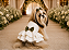 Vestido Pet Personalizada Daminha Noiva Gaby Moda Pet + Laço Personalizado - Imagem 2