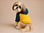 Blusa de Frio para Cachorro Pequeno com Capuz Moletom Colorido Amarelo Pet com Capuz em Moletom| Conforto para Cães - Imagem 1