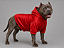 Moletom Pet Vermelho para Cães Médios e Grandes – 100% Poliéster Flanelado, Alta Durabilidade - Imagem 1
