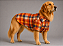 Camisa de Alfaiataria Pet Xadrez Premium em Ticoline para Cães de Porte Grande e Gigante Golden Retrivier - Imagem 1