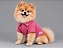 Roupa para Cachorro Polo Porte Pequeno Rosa– Blusa 100% Algodão Canelada - Imagem 1