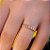 CONJUNTO ALIANÇAS ÍRIS COM APARADOR SOFIA  EM OURO 18K-4MM - Imagem 2