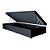 Box Baú Solteiro Blindado Suede Preto 88x188 - Imagem 1