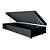 Box Baú Solteiro Blindado Suede Preto 88x188 - Imagem 1