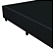 Base Cama Box Casal Suede 138x188 Preto - Imagem 2
