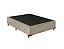Base Cama Box Solteiro Suede 88x188 Bege - Imagem 1
