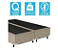 Base Cama Box Bipartido Queen Size Suede Bege 158x198 - Imagem 2