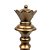 Escultura de bronze peça Torre (jogo de xadrez) 34cm - Jemima casa - Imagem 2