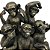 Escultura Cinco Macacos em Resina - Imagem 2