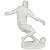Escultura Decorativa Jogador De Futebol Branco - Imagem 3