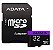 Cartão de Memória Adata MicroSDHC 32 GB Classe 10 com Adaptador - AUSDH32GUICL10-RA1 - Imagem 1