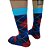 Meia Masculina Cano Alto Casual Fun Losangos Coloridos - Imagem 2