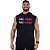 Regata Longline com Touca MXD Conceito No Pain No Gain Branco/Vermelho - Imagem 1